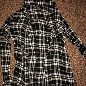Black and white flannel